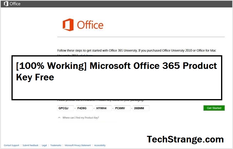 100% Working] Microsoft Office 365 Product Key Free - Tech Strange
